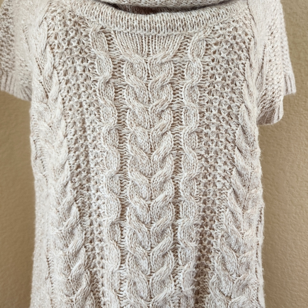 Worthington petite short sleeve knit cowl neck sweater size large - Picture 14 of 16